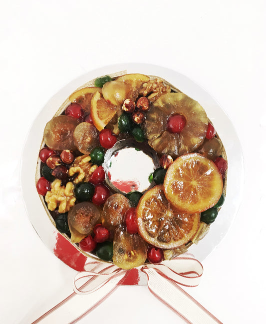 Christmas Fruit Cake Wreath